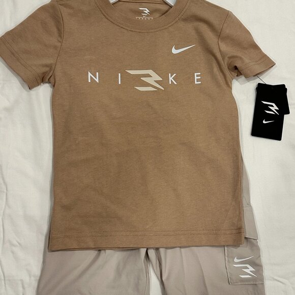 NIKE - 3Brand - 2 Pieces Set - Khaki - Picture 1 of 7